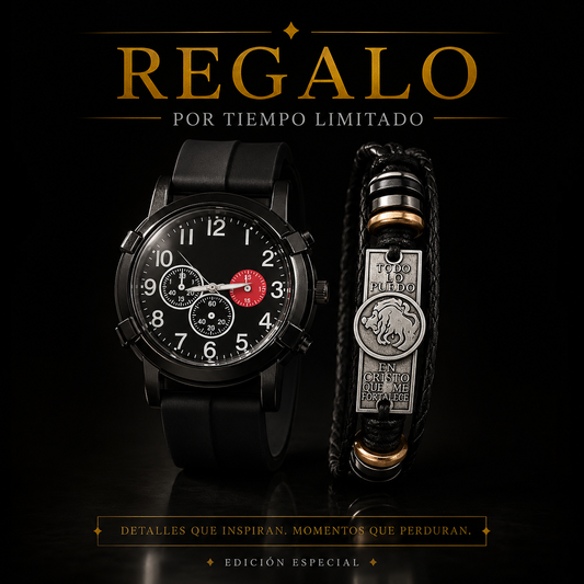 RELOJ + PULSERA