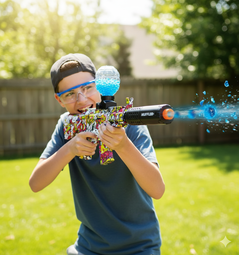 AK-47 DE HIDROGEL 🎯🔥 - Diversión Gigante para NIÑOS y ADULTOS