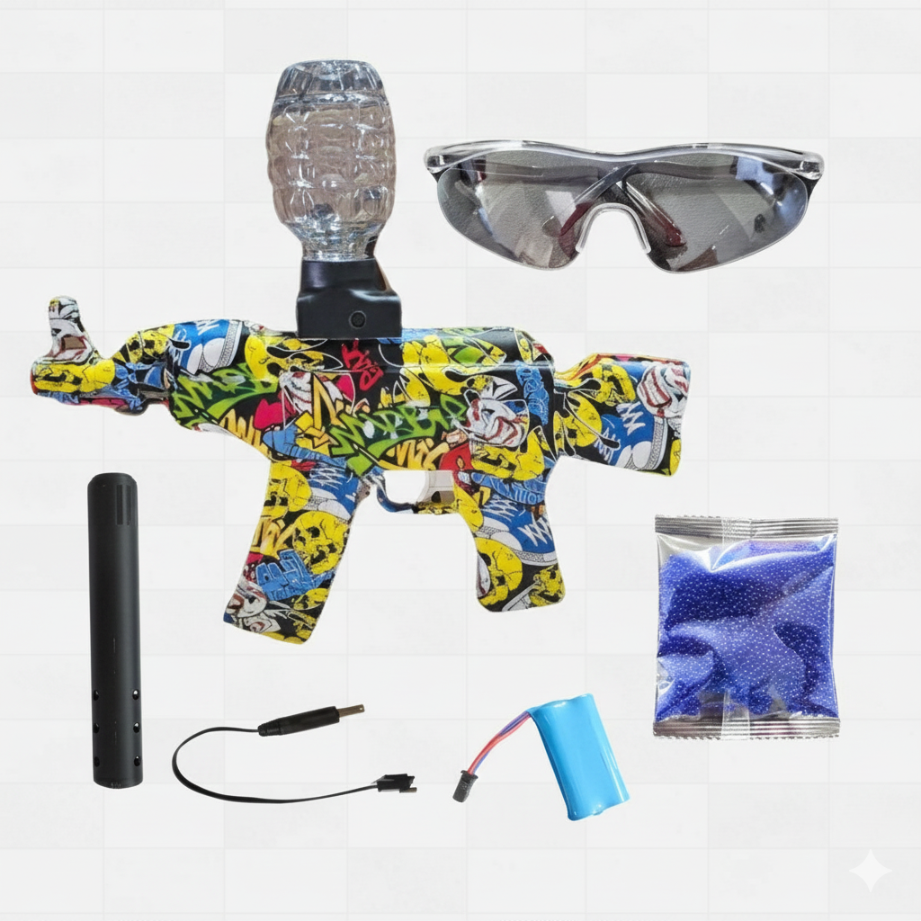 AK-47 DE HIDROGEL 🎯🔥 - Diversión Gigante para NIÑOS y ADULTOS